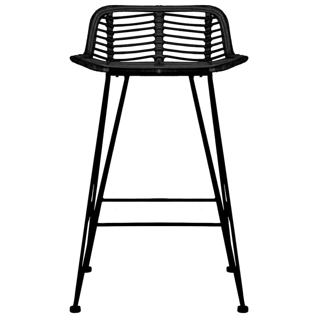 8719883722283_g_en_hd_2 vidaXL Bar Chairs 2 pcs Black Rattan - Image 3