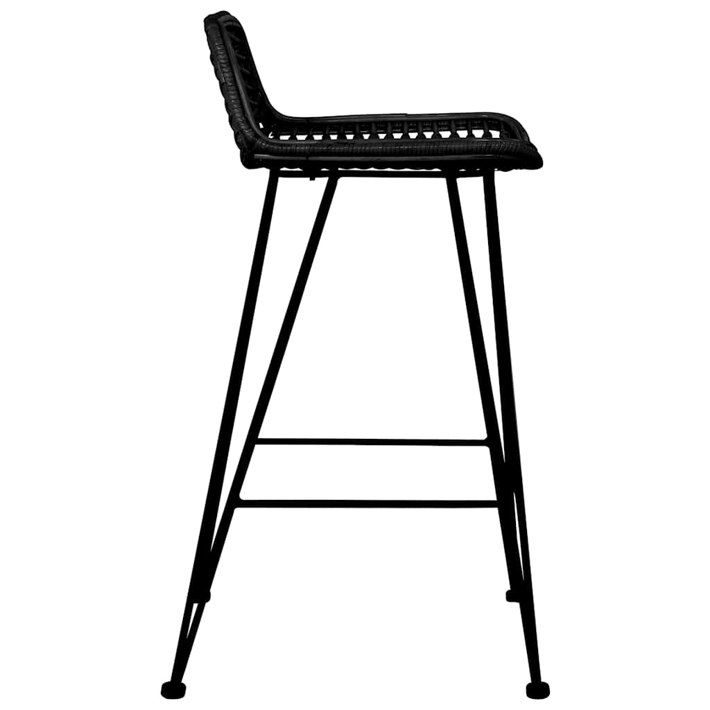 8719883722283_g_en_hd_3 vidaXL Bar Chairs 2 pcs Black Rattan - Image 4