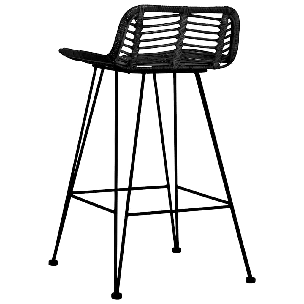 8719883722283_g_en_hd_4 vidaXL Bar Chairs 2 pcs Black Rattan - Image 5