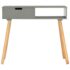 vidaXL Console Table Grey 80x30x72 cm Solid Pinewood - Image 4
