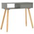 vidaXL Console Table Grey 80x30x72 cm Solid Pinewood - Image 5