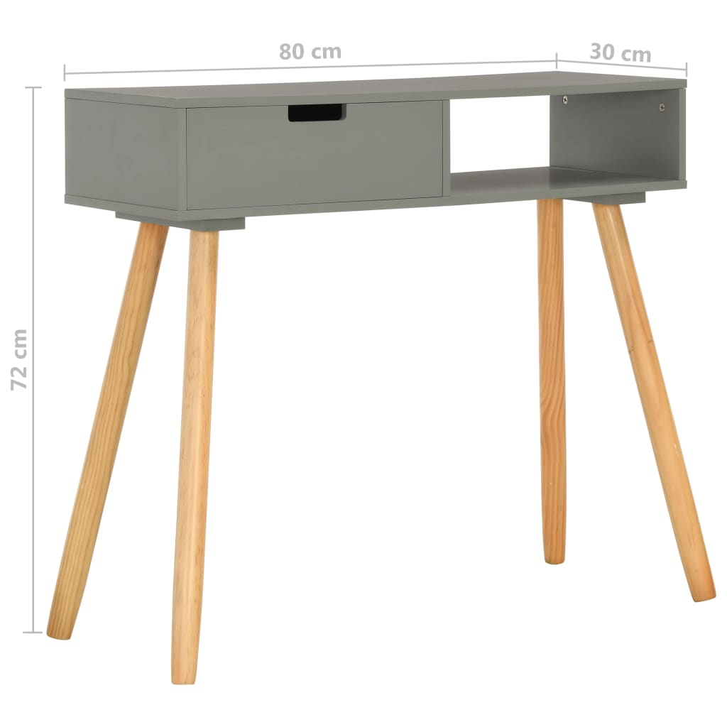 8719883723266_g_en_hd_7 vidaXL Console Table Grey 80x30x72 cm Solid Pinewood - Image 9