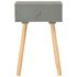 vidaXL Bedside Tables 2 pcs Grey Solid Pinewood - Image 4