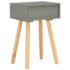 vidaXL Bedside Tables 2 pcs Grey Solid Pinewood - Image 5