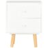 vidaXL Bedside Cabinets 2 pcs White 40x30x50 cm Solid Pinewood - Image 4
