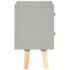 vidaXL Bedside Cabinets 2 pcs Grey 40x30x50 cm Solid Pinewood - Image 5