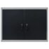 vidaXL Wall Mounted Tool Cabinet Industrial Style Metal Grey and Black - Image 4