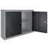 vidaXL Wall Mounted Tool Cabinet Industrial Style Metal Grey and Black - Image 5