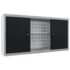 vidaXL Wall Mounted Tool Cabinet Industrial Style Metal Grey and Black - Image 2