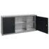 vidaXL Wall Mounted Tool Cabinet Industrial Style Metal Grey and Black - Image 5