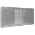vidaXL Wall Mounted Tool Cabinet Industrial Style Metal Grey and Black - Image 7