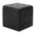 vidaXL Pouffe 2 pcs Black 30x30x30 cm Faux Leather - Image 5