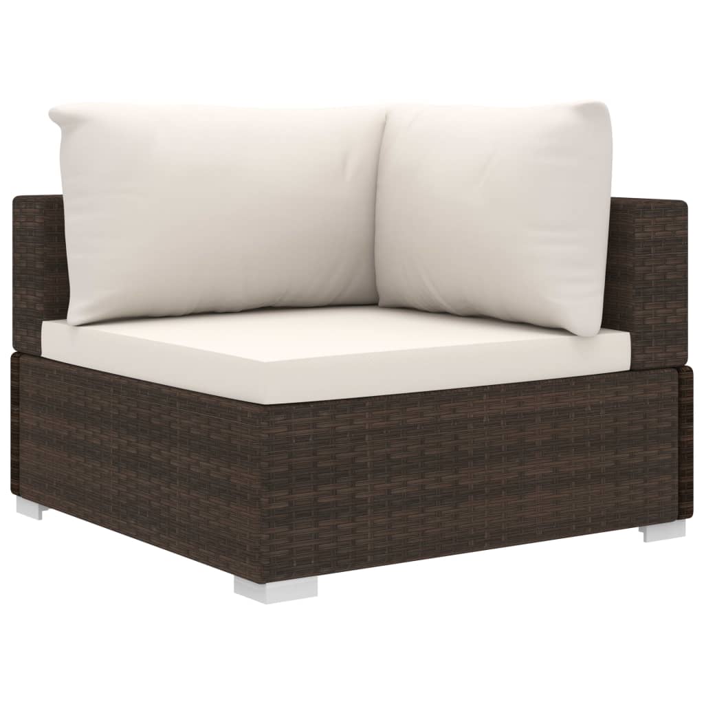 8719883724881_g_en_hd_2 vidaXL 6 Piece Garden Lounge Set with Cushions Poly Rattan Brown - Image 4