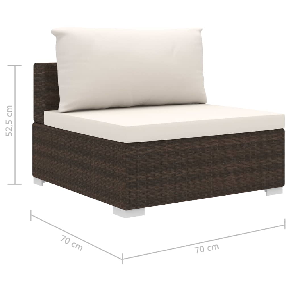8719883724881_g_en_hd_6 vidaXL 6 Piece Garden Lounge Set with Cushions Poly Rattan Brown - Image 8