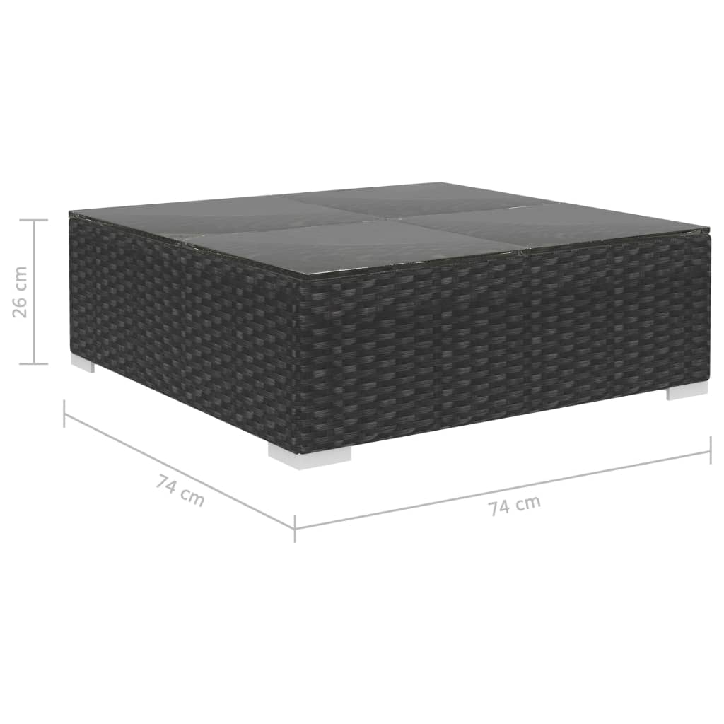 8719883724898_g_en_hd_7 vidaXL 6 Piece Garden Lounge Set with Cushions Poly Rattan Black - Image 9