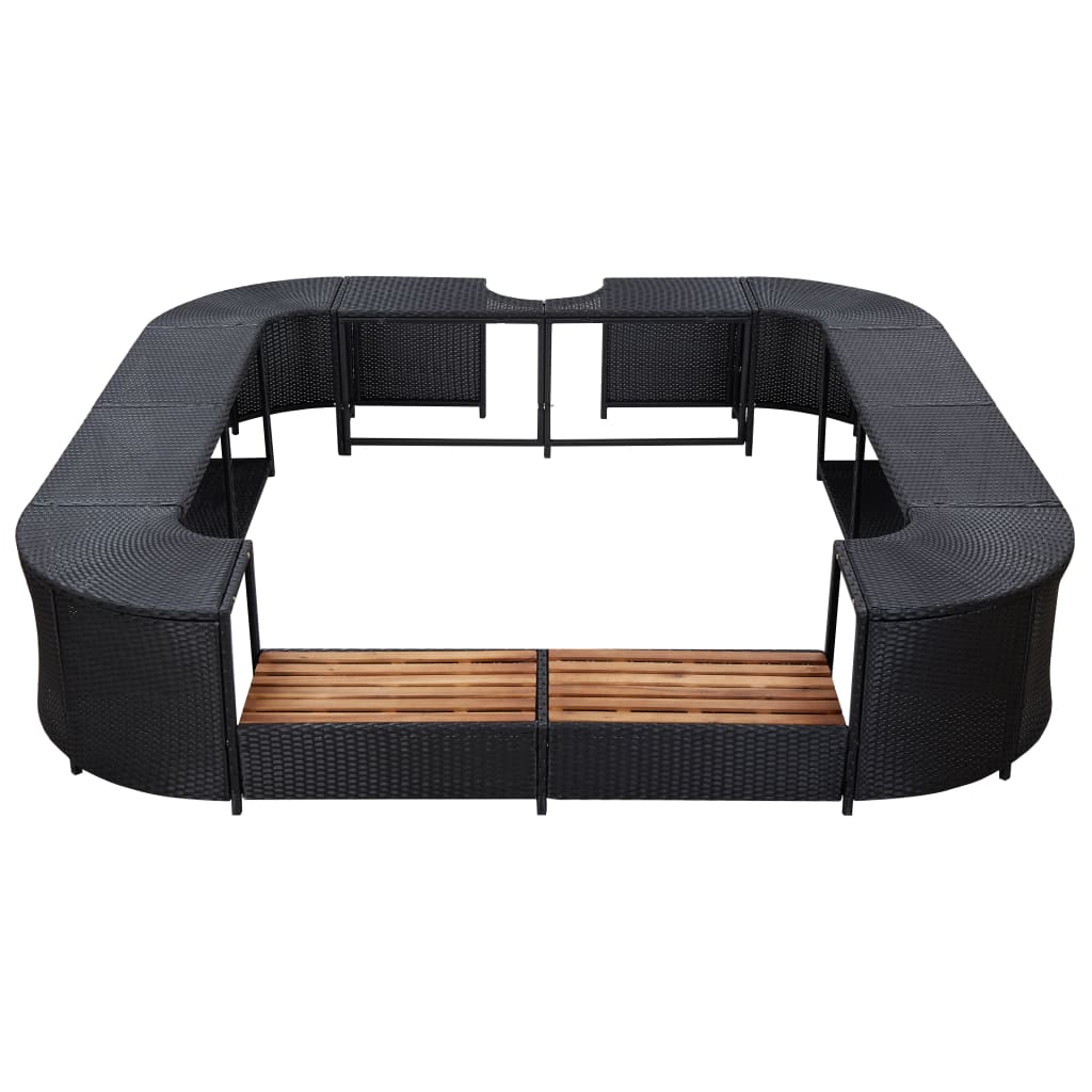 8719883726373_g_en_hd_2 vidaXL Square Spa Surround Black 268 x 268 x 55 cm Poly Rattan - Image 3