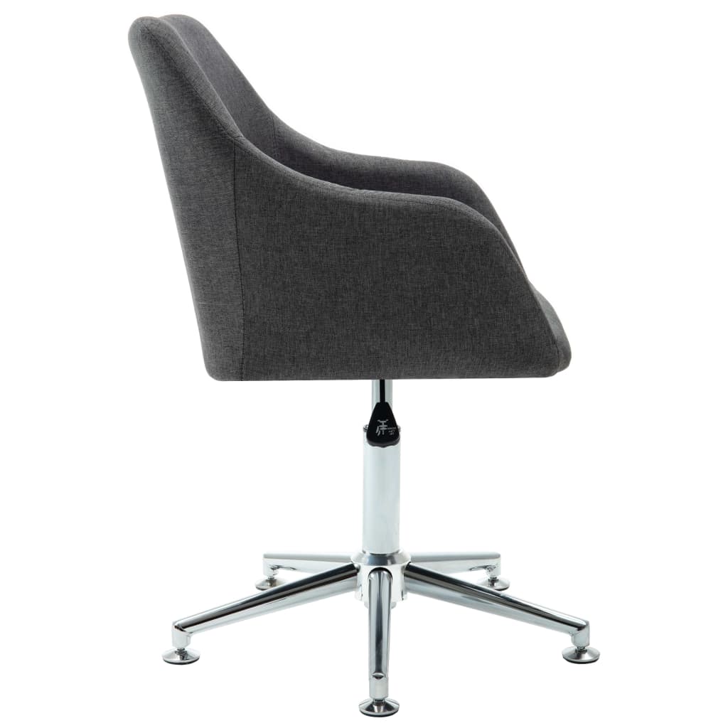 8719883726748_g_en_hd_2 vidaXL Swivel Office Chair Dark Grey Fabric - Image 3