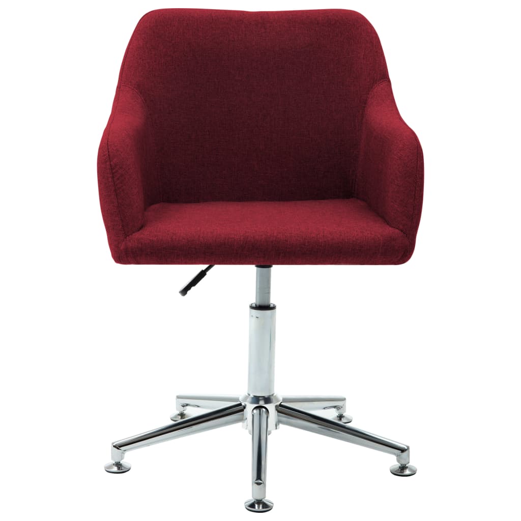 8719883726816_g_en_hd_1 vidaXL Swivel Office Chair Wine Red Fabric - Image 2