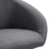 vidaXL Dining Chairs 6 pcs Dark Grey Fabric - Image 7