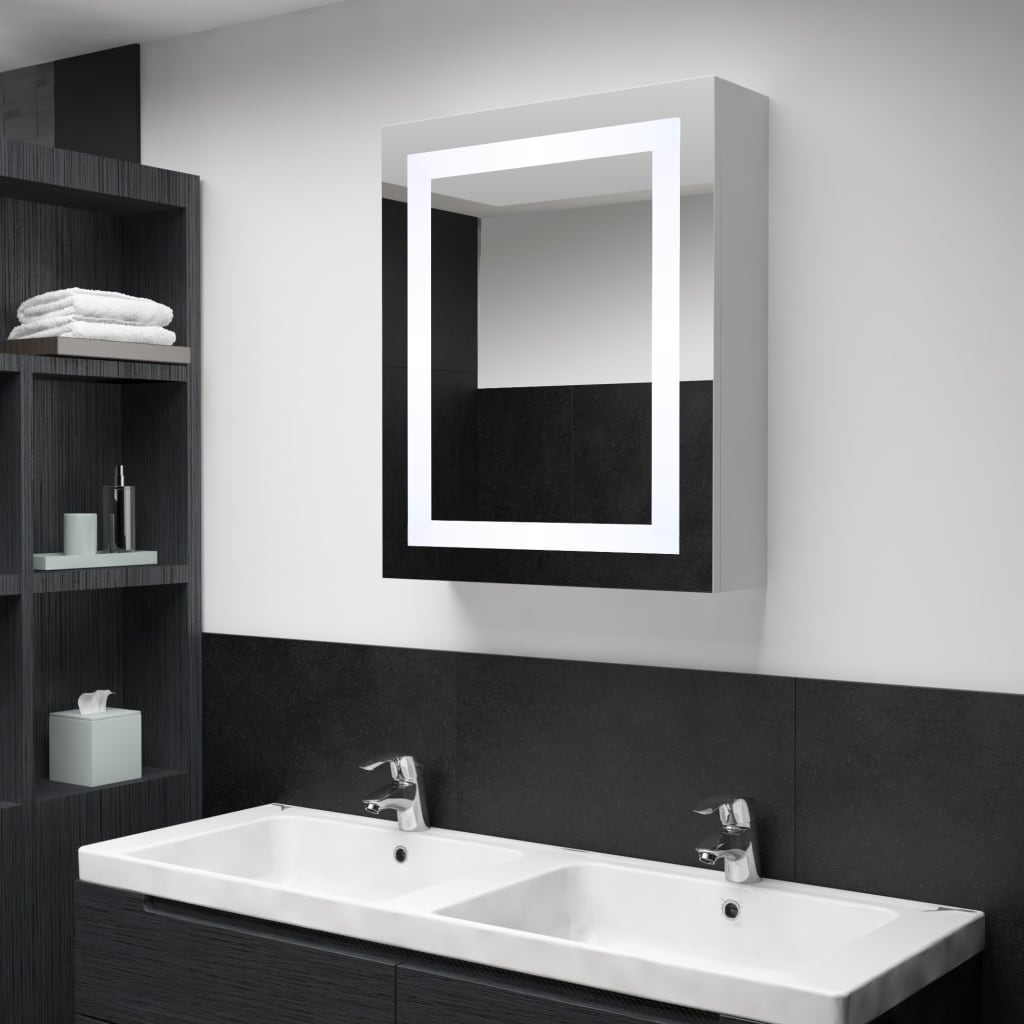 8719883728421_m_en_hd_1 vidaXL LED Bathroom Mirror Cabinet 50x13x70 cm - Image 1