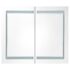vidaXL LED Bathroom Mirror Cabinet 80x12.2x68 cm - Image 3
