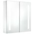 vidaXL LED Bathroom Mirror Cabinet 60x14x62 cm - Image 2