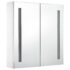 vidaXL LED Bathroom Mirror Cabinet 60x14x62 cm - Image 3