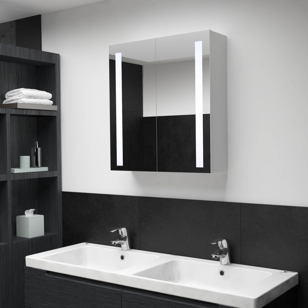 8719883728490_m_en_hd_1 vidaXL LED Bathroom Mirror Cabinet 60x14x62 cm - Image 1
