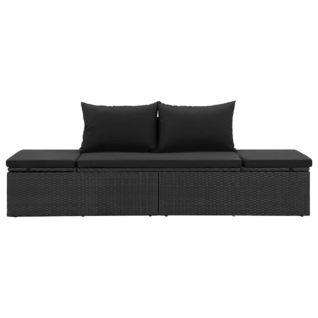 8719883729237_g_en_hd_2 vidaXL Sun Bed with Cushions Poly Rattan Black - Image 4