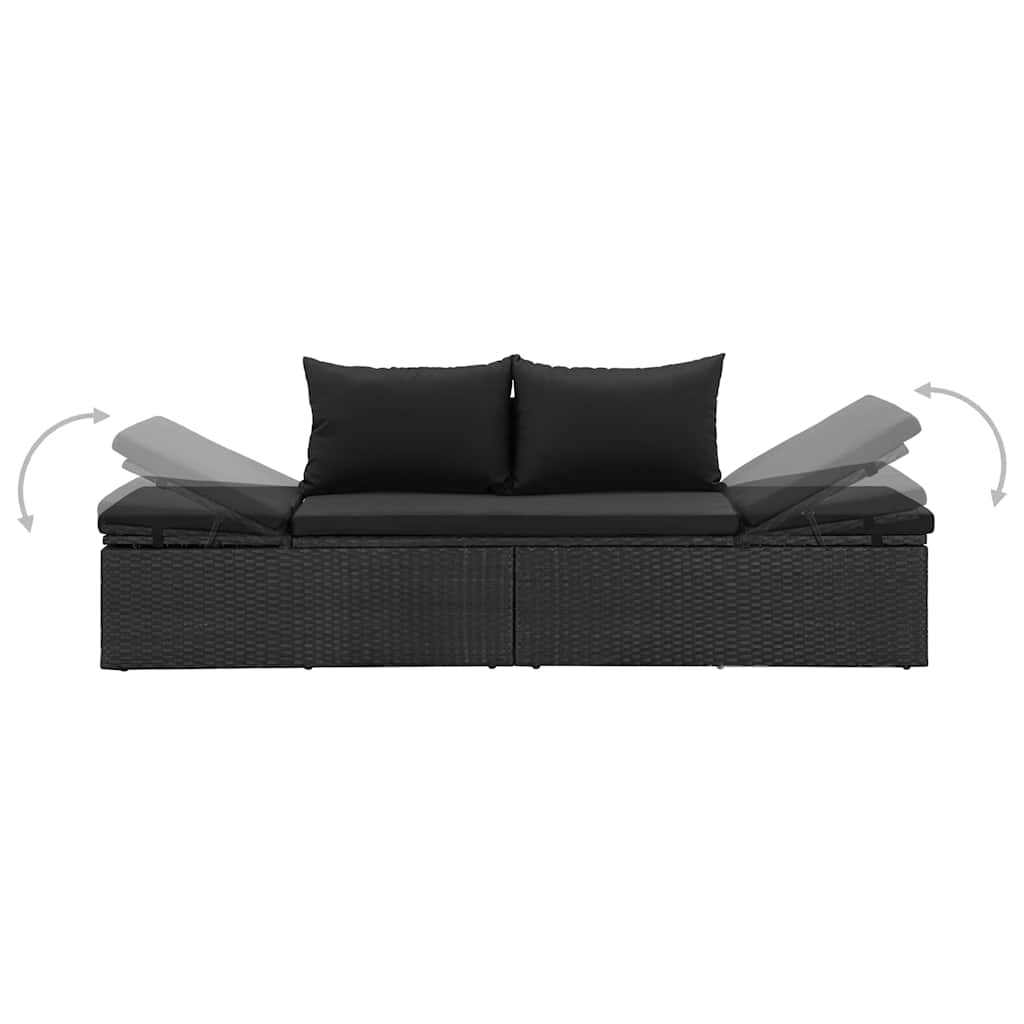 8719883729237_g_en_hd_3 vidaXL Sun Bed with Cushions Poly Rattan Black - Image 5