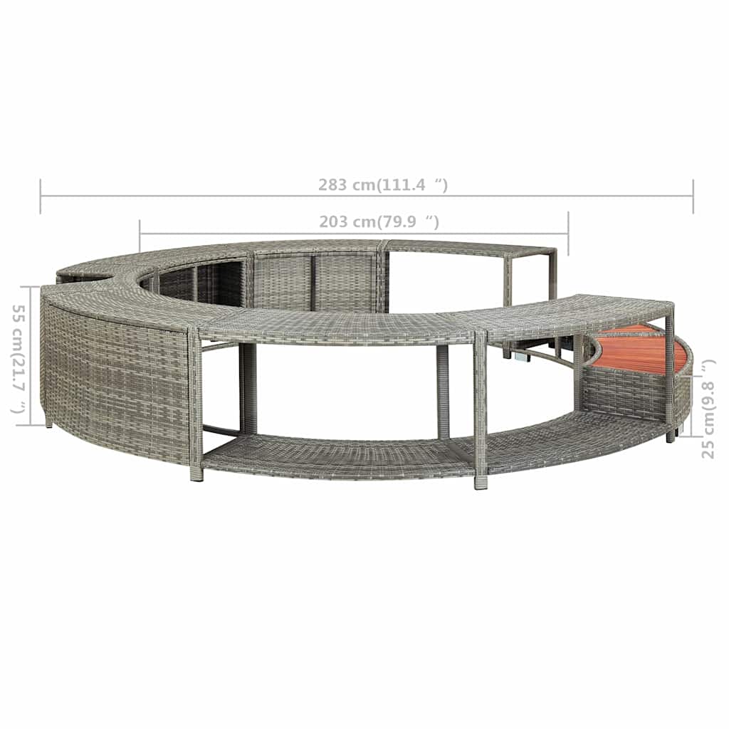 8719883732046_g_en_hd_6 vidaXL Hot Tub Surround Grey Poly Rattan - Image 8