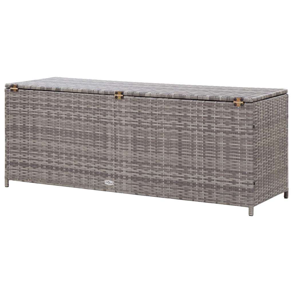 8719883732053_g_en_hd_4 vidaXL Garden Storage Box Grey 120x50x60 cm Poly Rattan - Image 5