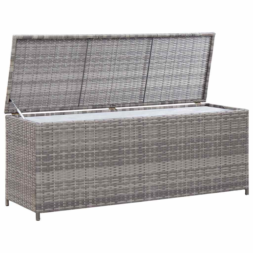 8719883732077_g_en_hd_1 vidaXL Garden Storage Box Grey 150x50x60 cm Poly Rattan - Image 3
