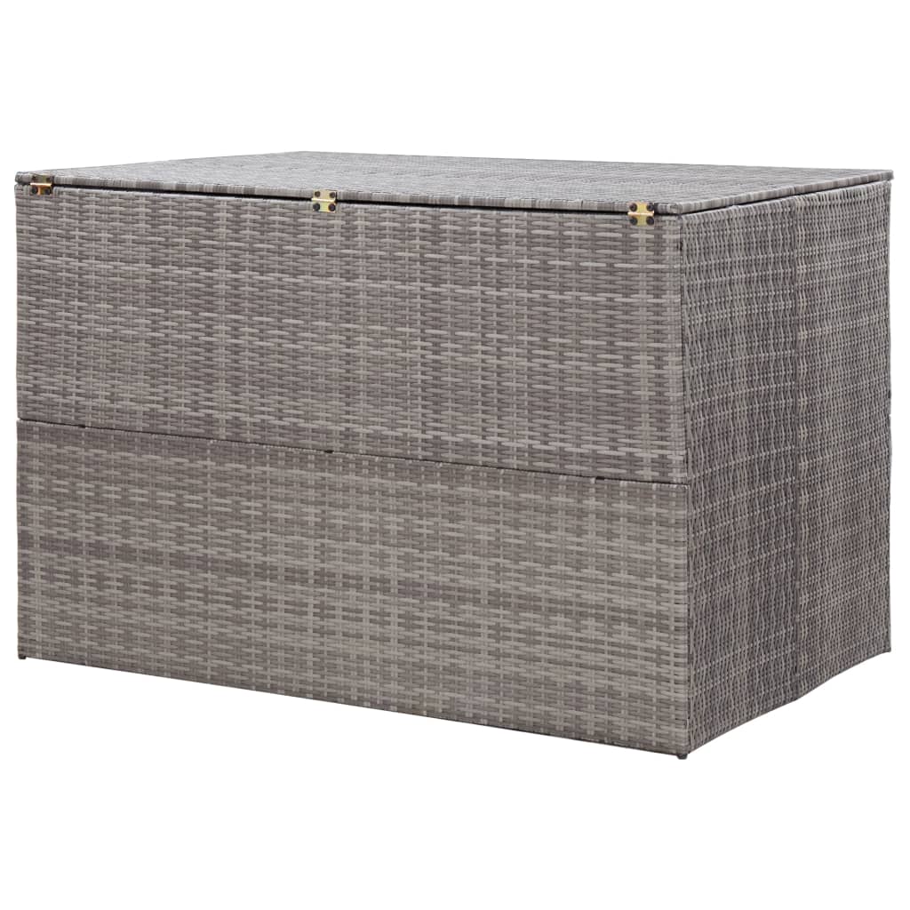 8719883732121_g_en_hd_2 vidaXL Garden Storage Box Grey 150x100x100 cm Poly Rattan - Image 3