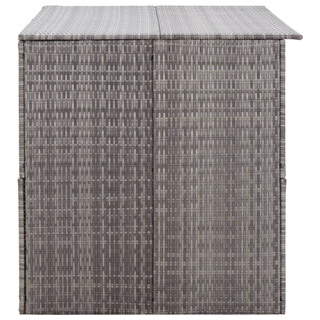 8719883732121_g_en_hd_4 vidaXL Garden Storage Box Grey 150x100x100 cm Poly Rattan - Image 5