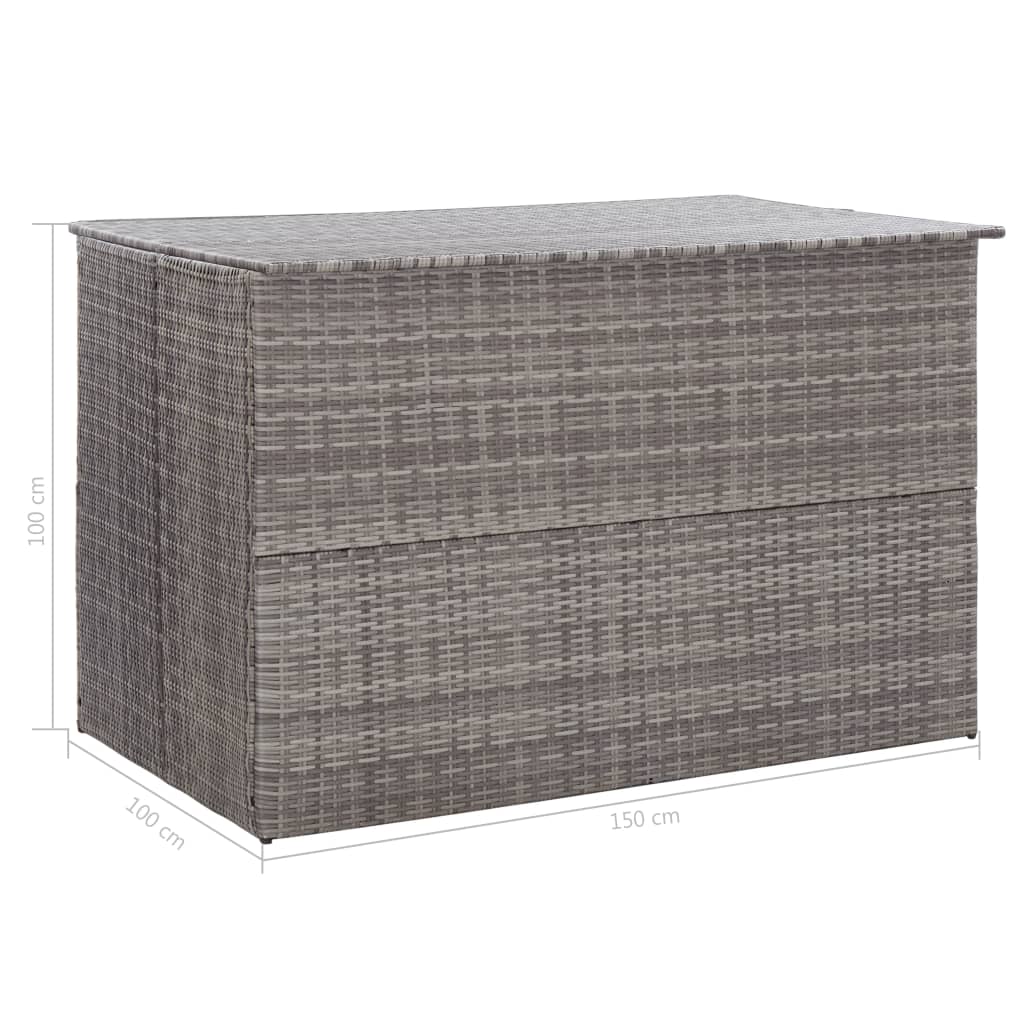 8719883732121_g_en_hd_8 vidaXL Garden Storage Box Grey 150x100x100 cm Poly Rattan - Image 9