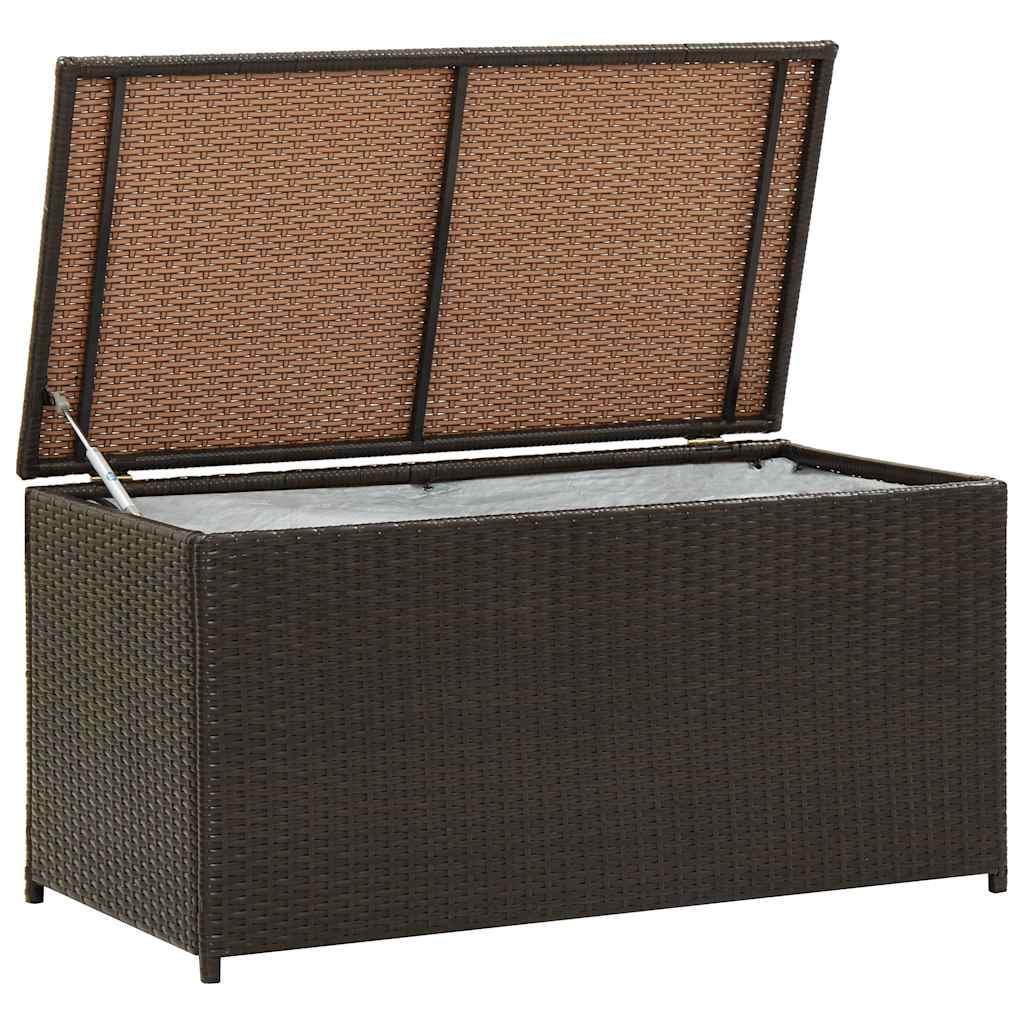 8719883732176_a_en_hd_1 vidaXL Garden Storage Box Poly Rattan 100x50x50 cm Brown - Image 2