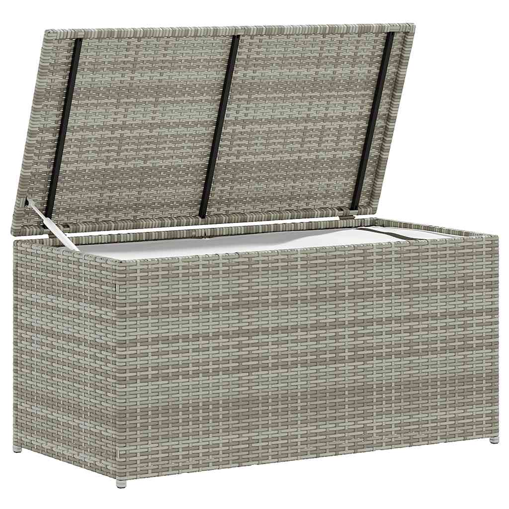 8719883732183_g_en_hd_1 vidaXL Garden Storage Box Poly Rattan 100x50x50 cm Grey - Image 3