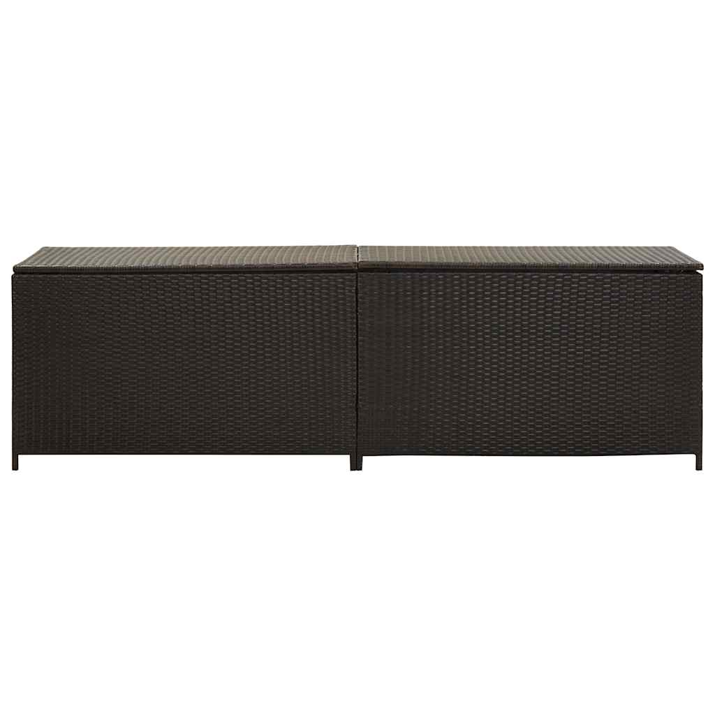 8719883732206_g_en_hd_1 vidaXL Garden Storage Box Poly Rattan 200x50x60 cm Brown - Image 3