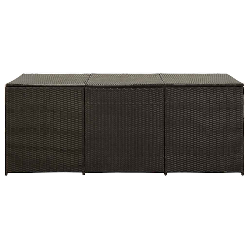 8719883732237_g_en_hd_2 vidaXL Garden Storage Box Poly Rattan 180x90x70 cm Brown - Image 4