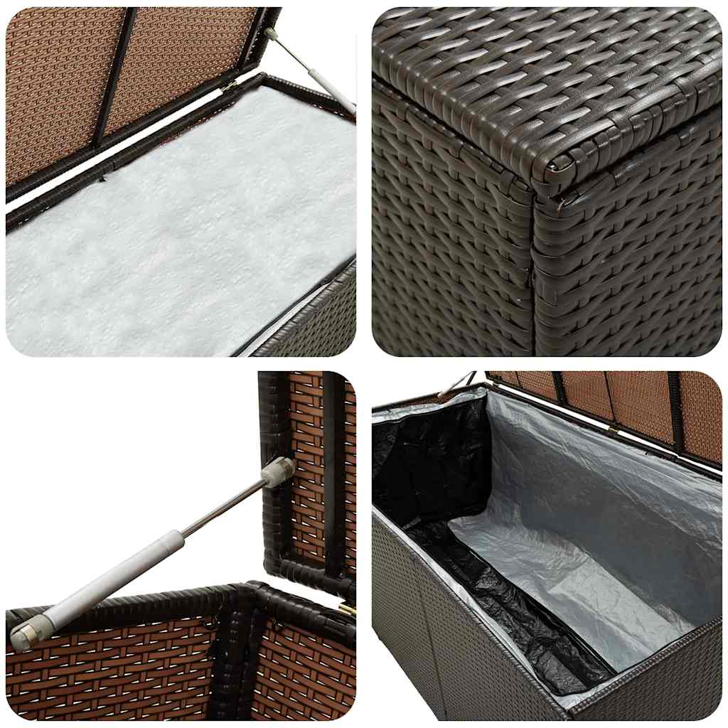 8719883732237_g_en_hd_5 vidaXL Garden Storage Box Poly Rattan 180x90x70 cm Brown - Image 7