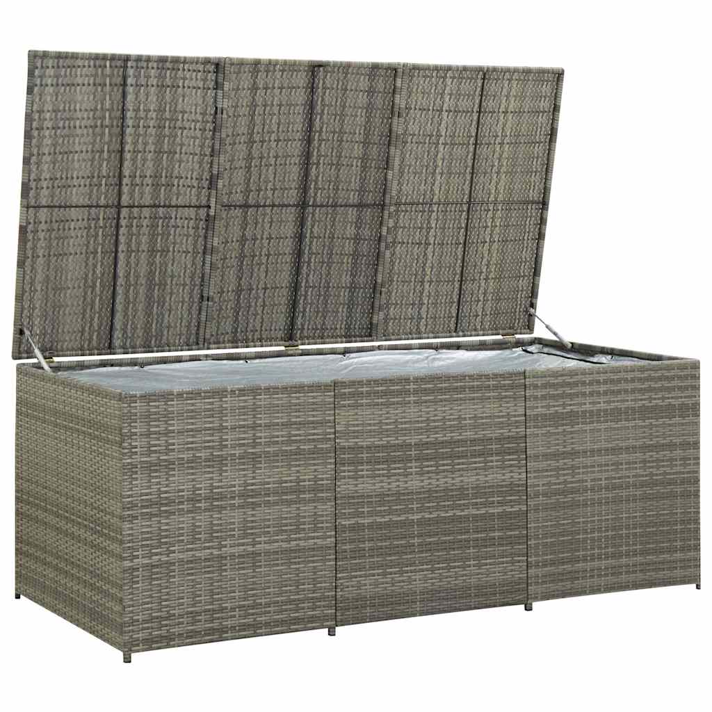 8719883732244_g_en_hd_1 vidaXL Garden Storage Box Poly Rattan 180x90x70 cm Grey - Image 3