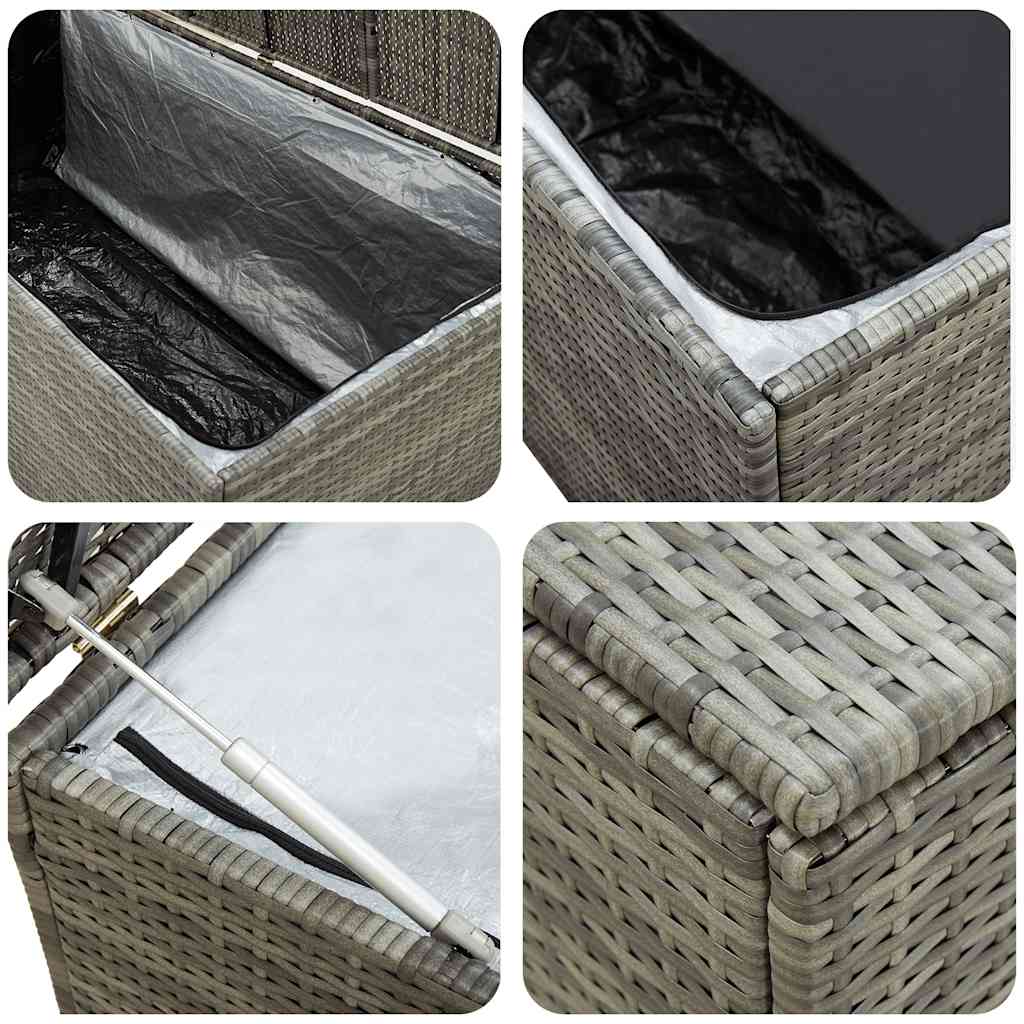 8719883732244_g_en_hd_5 vidaXL Garden Storage Box Poly Rattan 180x90x70 cm Grey - Image 7