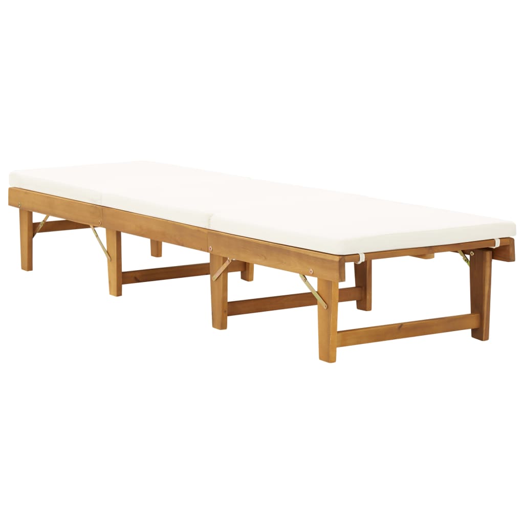 8719883732350_g_en_hd_1 vidaXL Folding Sun Lounger with Cushion Solid Acacia Wood - Image 2
