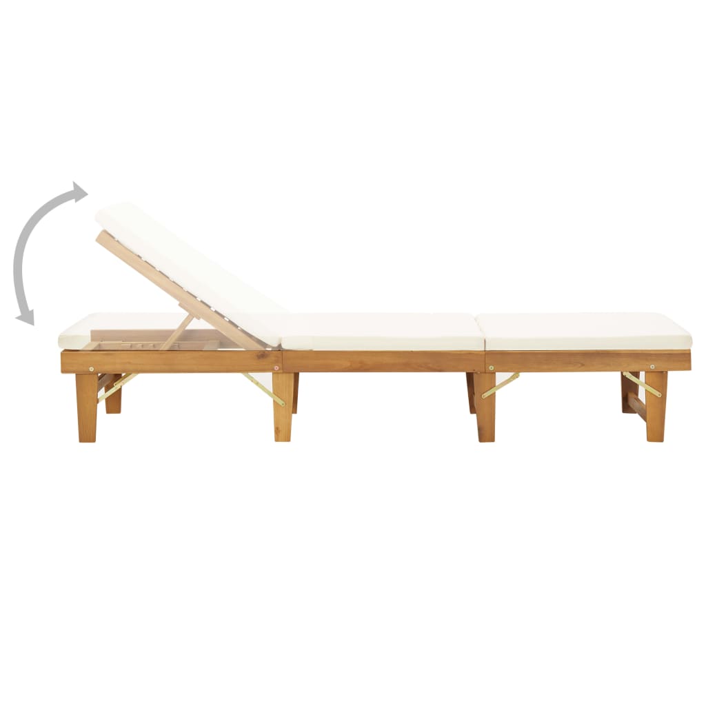 8719883732350_g_en_hd_2 vidaXL Folding Sun Lounger with Cushion Solid Acacia Wood - Image 3