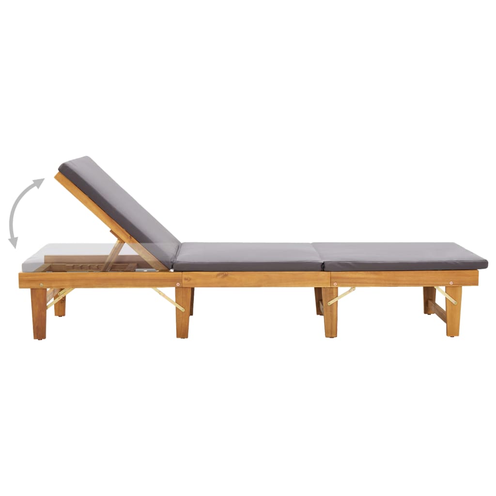 8719883732367_g_en_hd_1 vidaXL Folding Sun Lounger with Cushion Solid Acacia Wood - Image 2