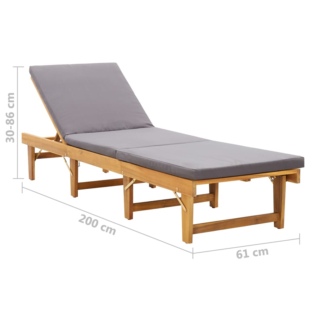 8719883732367_g_en_hd_7 vidaXL Folding Sun Lounger with Cushion Solid Acacia Wood - Image 8
