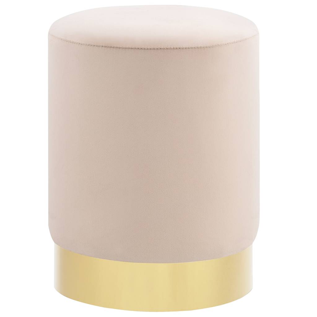8719883733128_a_en_hd_1 vidaXL Stool Apricot and Gold Velvet 28 x 36 cm - Image 1