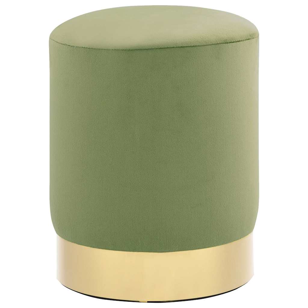 8719883733173_a_en_hd_1 vidaXL Stool Mustard Green and Gold Velvet 28 x 36 cm - Image 1