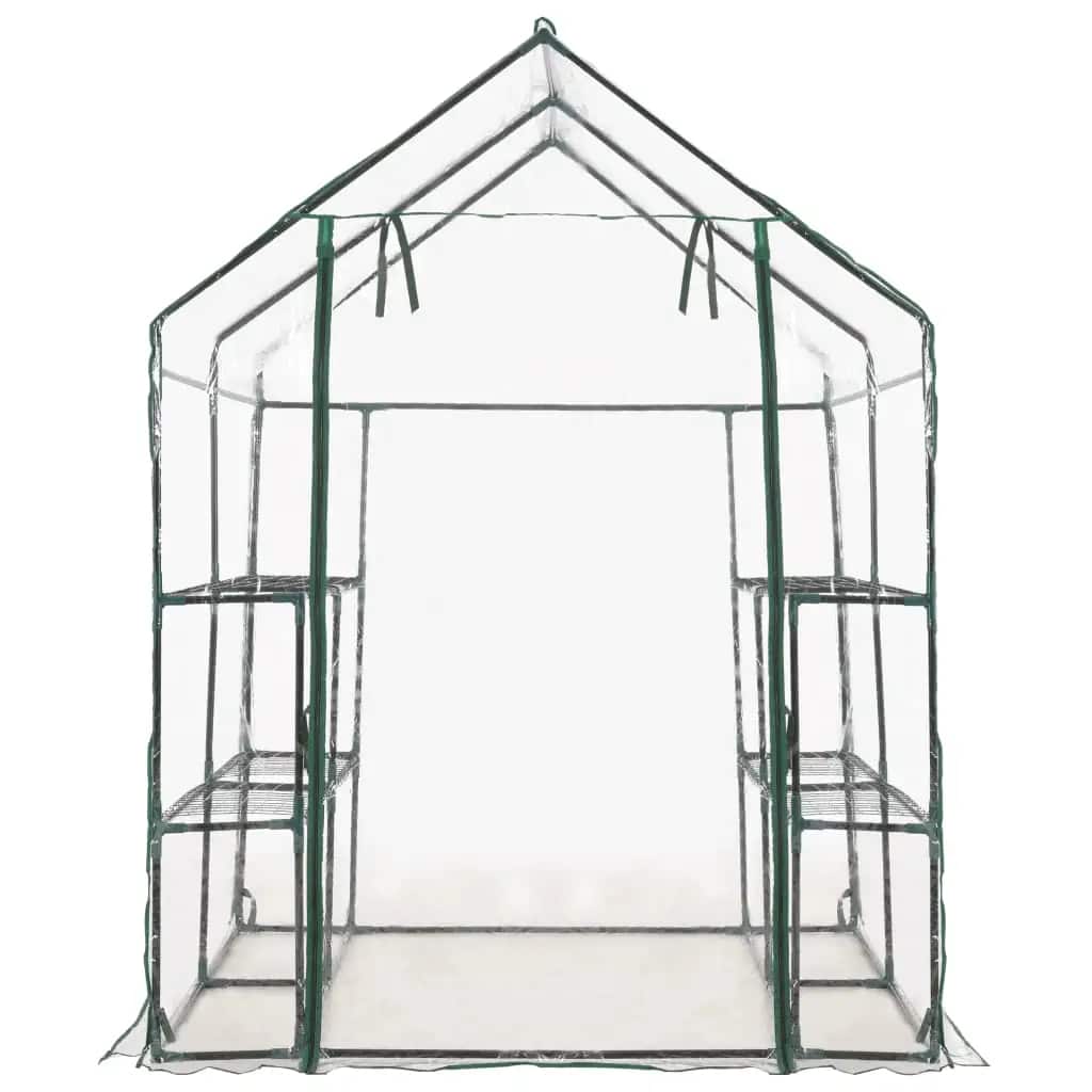 8719883733197_g_en_hd_3 vidaXL Greenhouse with 8 Shelves 143x143x195 cm - Image 4
